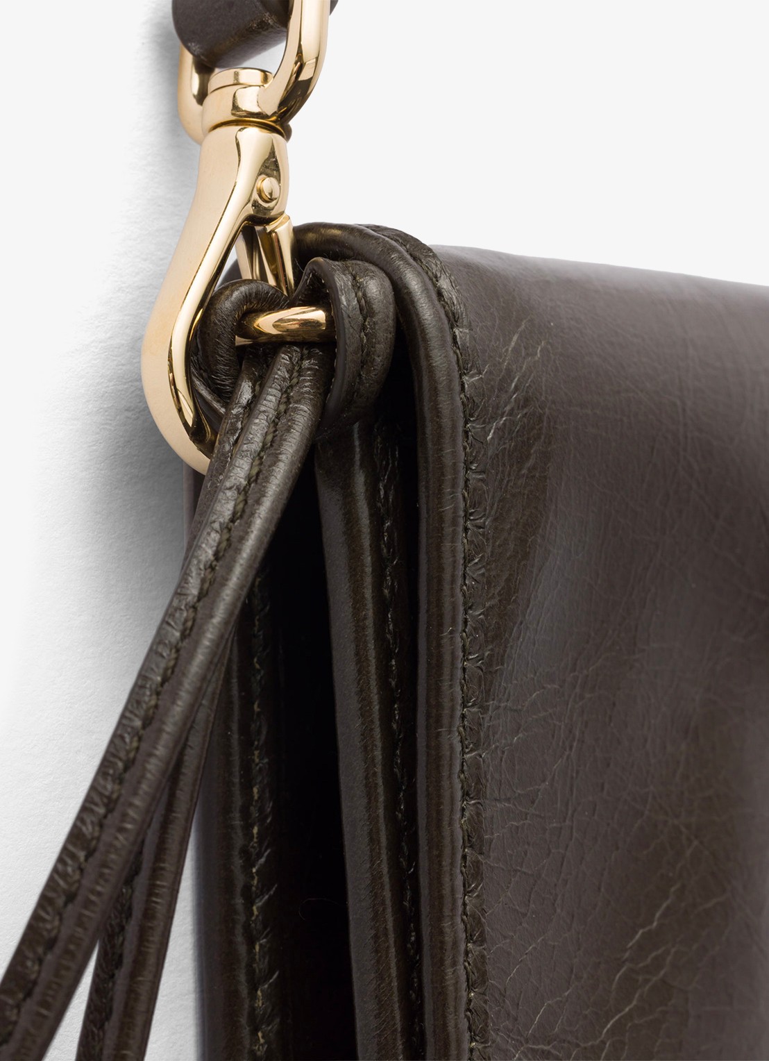 Prada Crossbodytas van kalfsleer - detail 2 groen