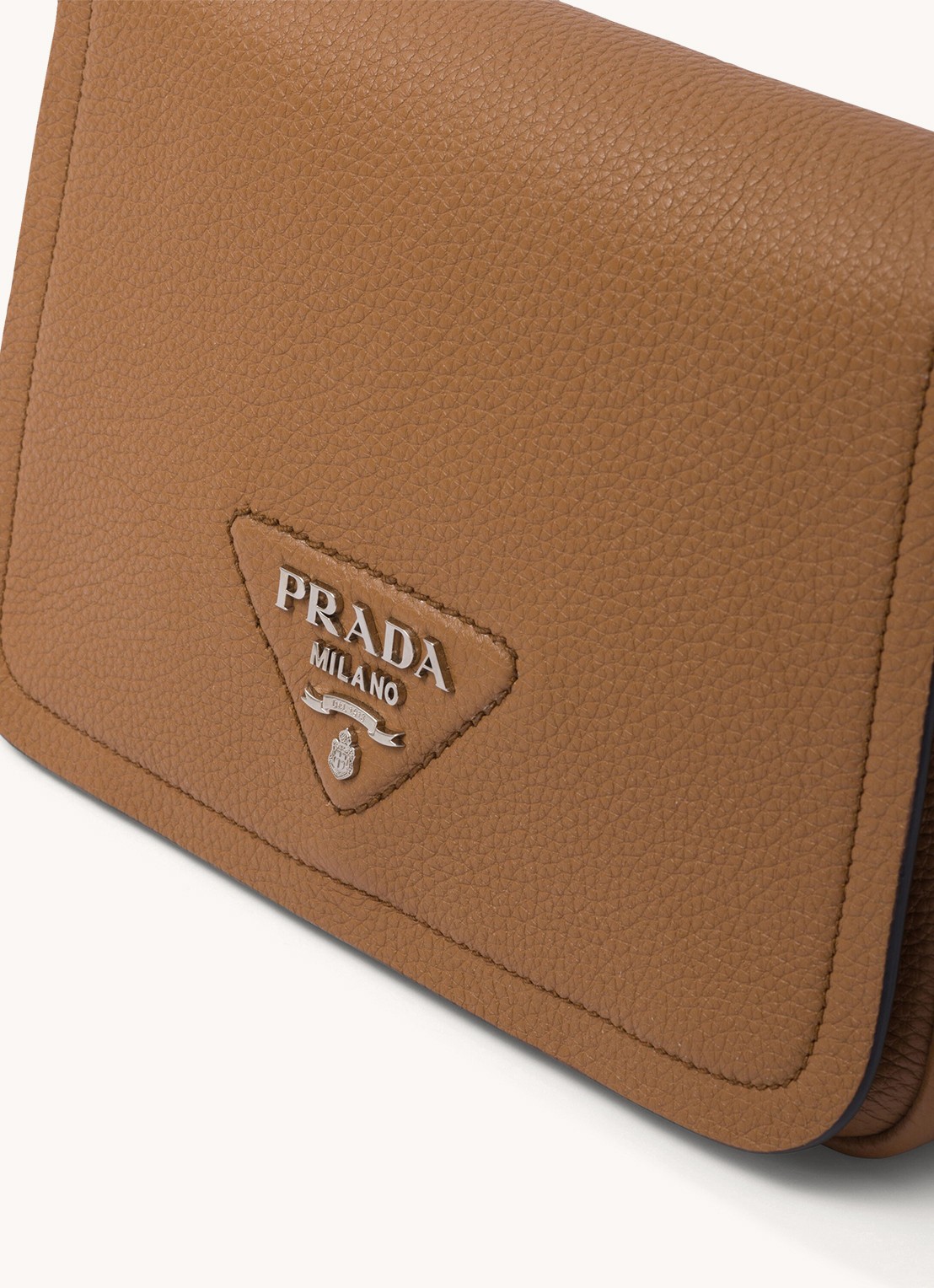 Prada Crossbodytas van leer - detail 5 bruin