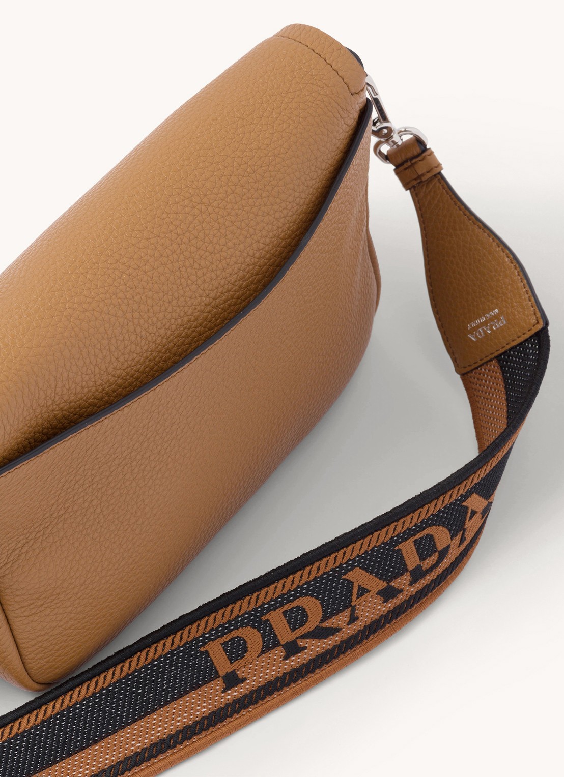 Prada Crossbodytas van leer - detail 6 bruin