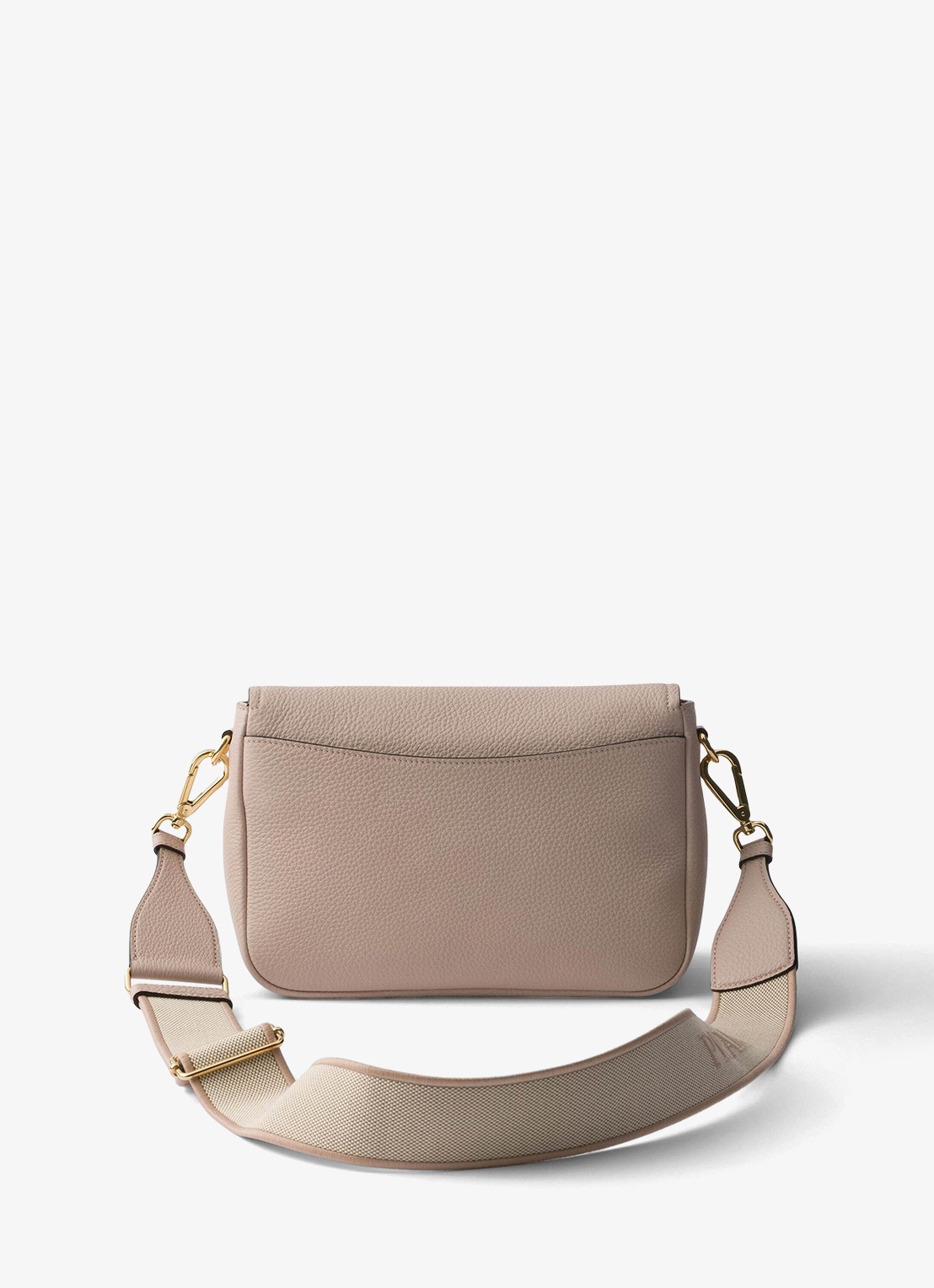Prada Crossbodytas van leer - achterkant 3 taupe