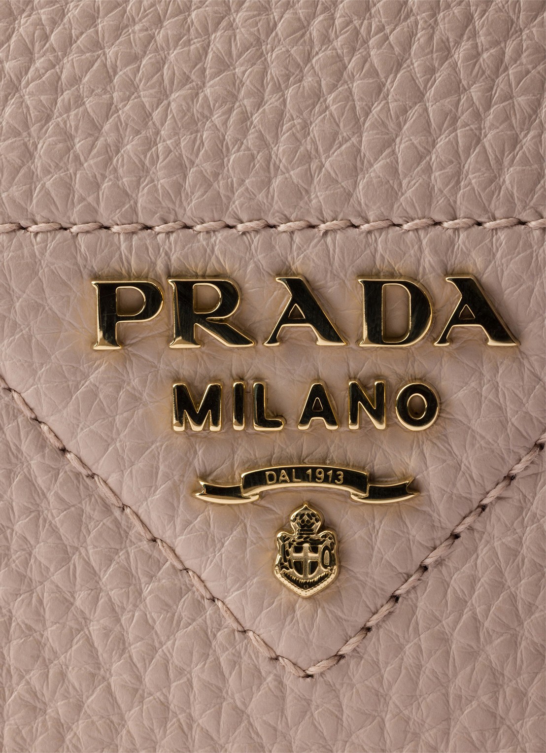 Prada Crossbodytas van leer - detail 5 taupe