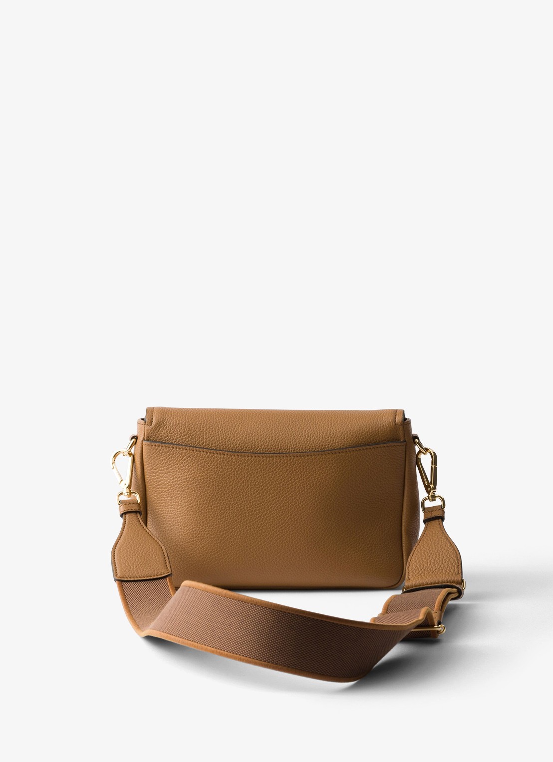 Prada Crossbodytas van leer - achterkant 3 camel