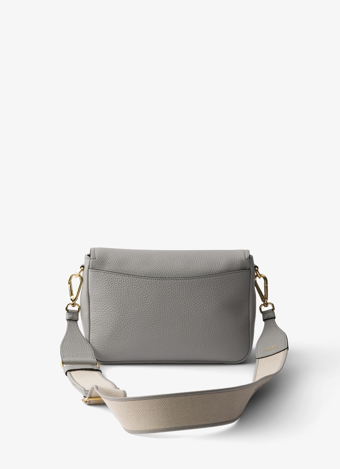 Prada Crossbodytas van leer - achterkant 3 grijs
