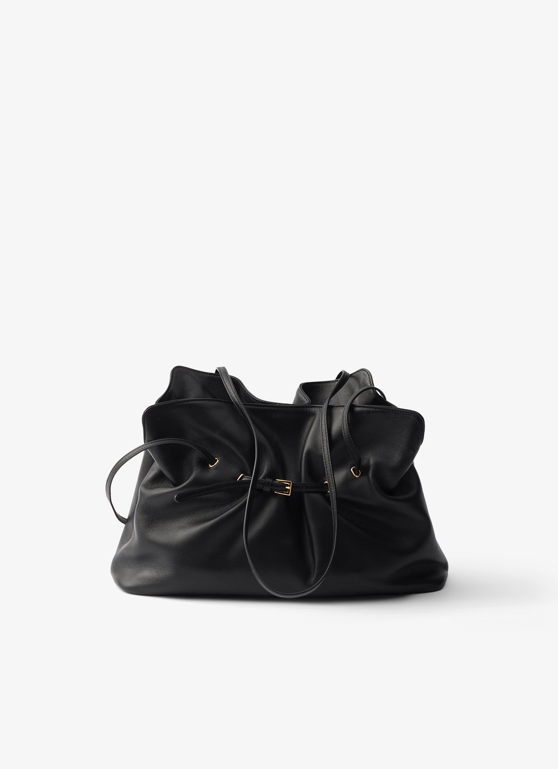 Prada Dada Large schoudertas van lamsleer - achterkant zwart