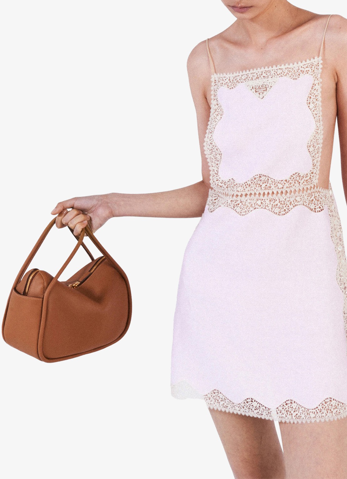 Prada Darling handtas van kalfsleer - detail 7 bruin