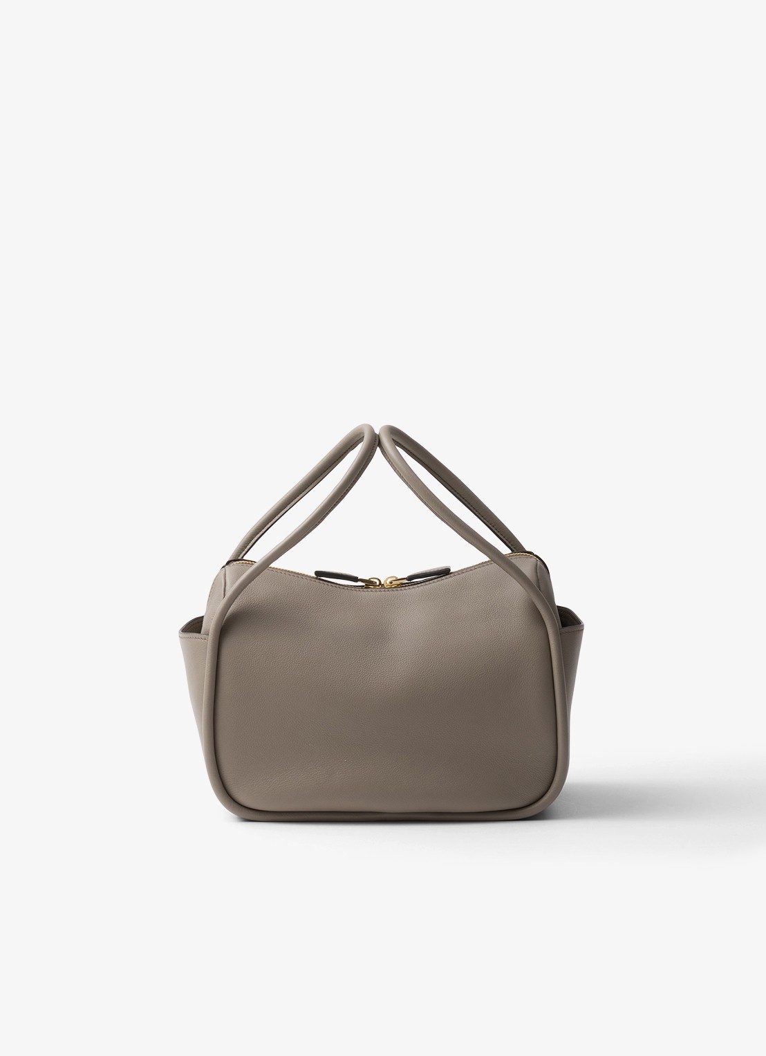 Prada Darling handtas van kalfsleer - achterkant 3 taupe