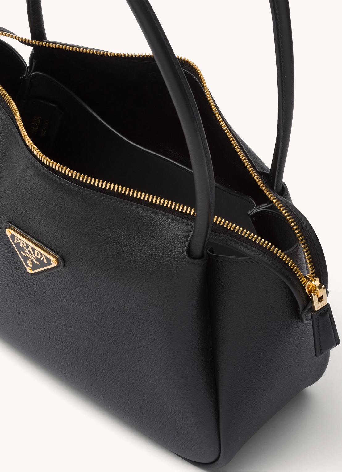 Prada Darling Medium schoudertas van leer - detail 5 zwart