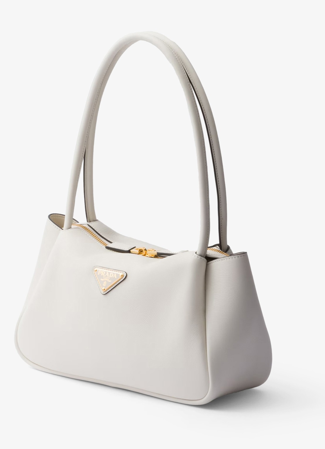 Prada Darling Medium schoudertas van leer - detail 4 wit