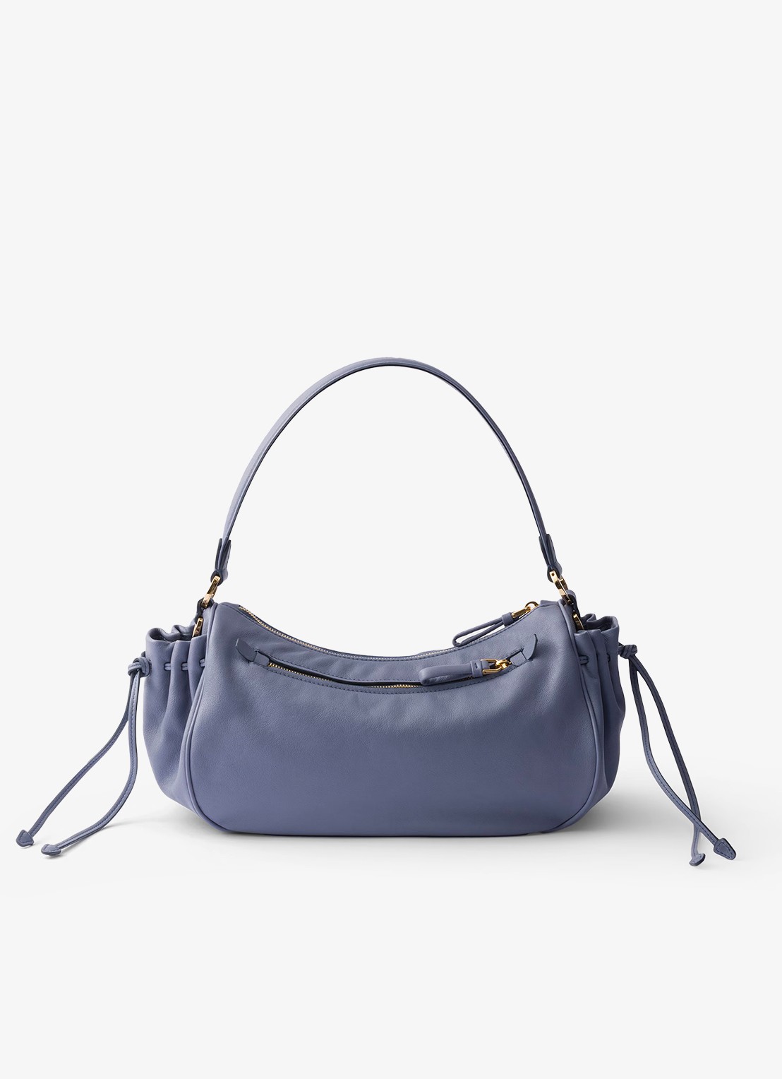 Prada Desiree Small schoudertas van kalfsleer - achterkant blauw