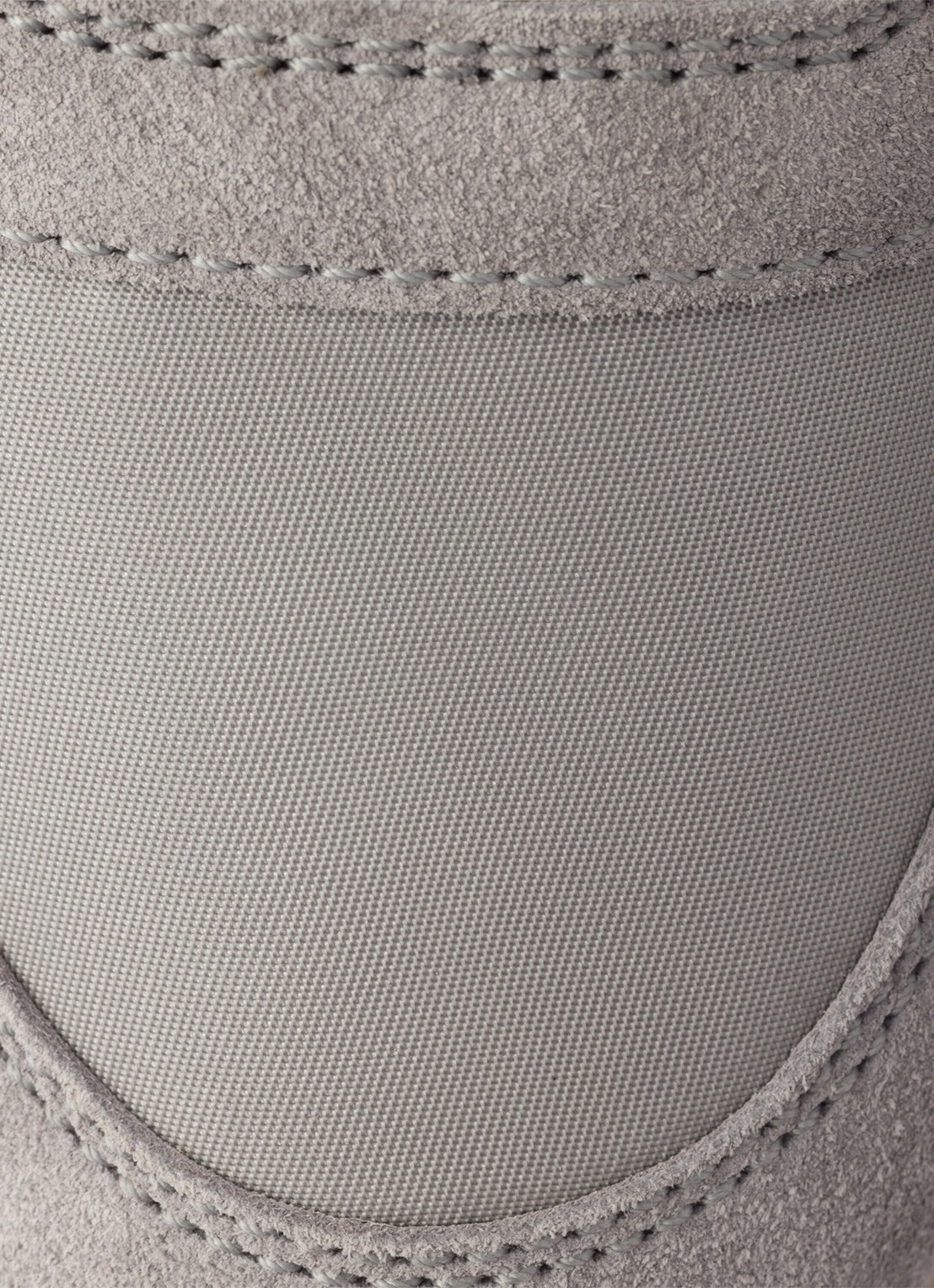 Prada Downtown Bold Re-Nylon sneaker met suède details - detail 5 grijs