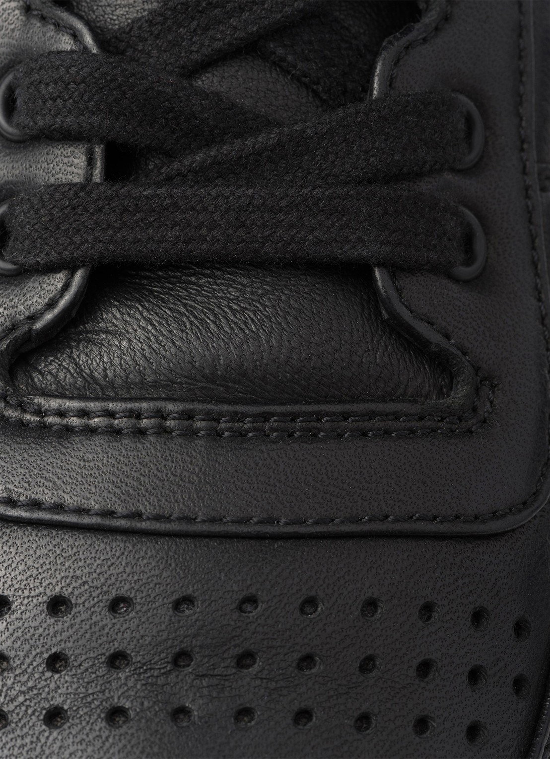 Prada Downtown sneaker van leer - detail 5 zwart