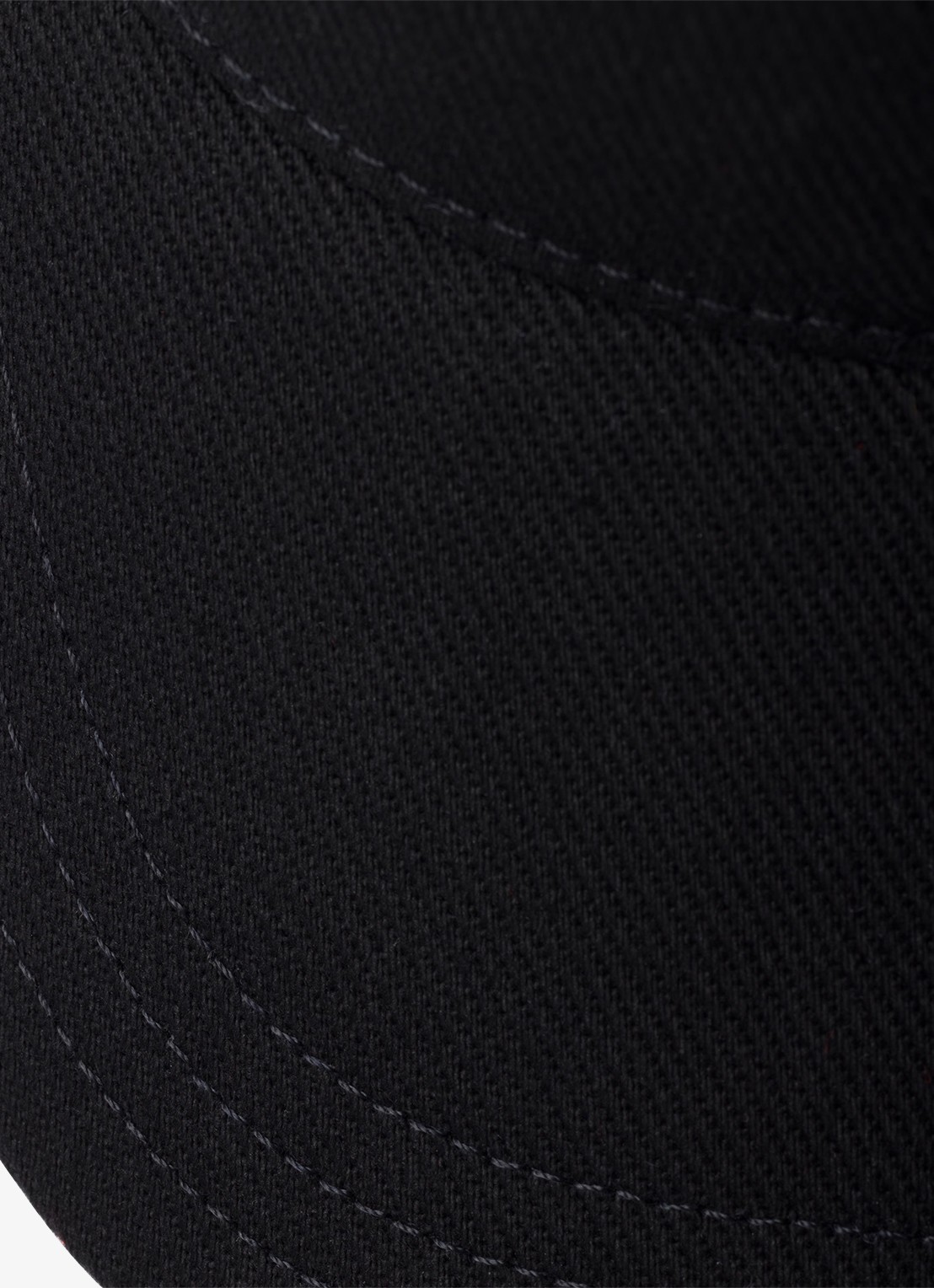 Prada Drill baseball pet met logo - detail 2 zwart