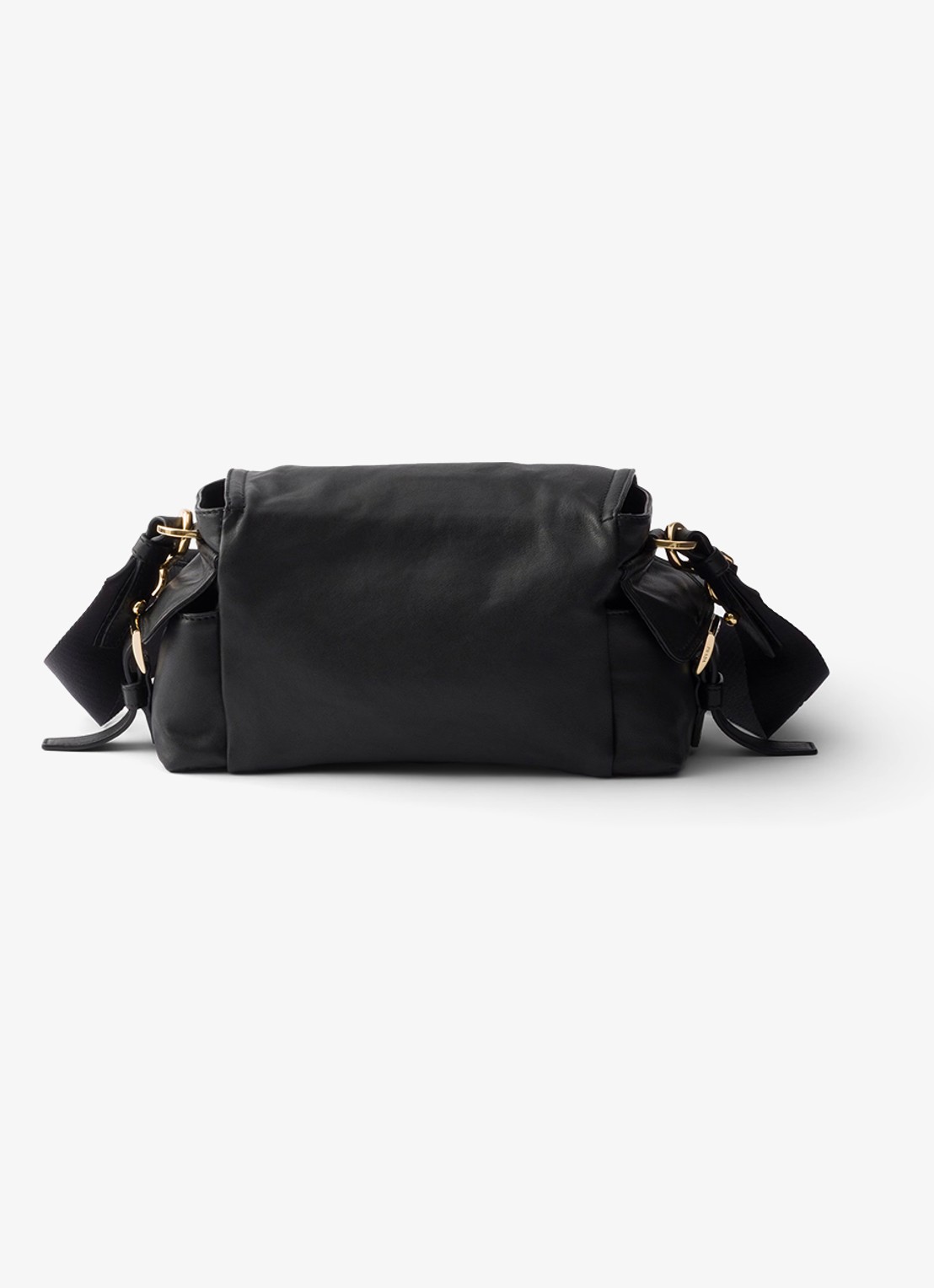 Prada Explore Mini schoudertas van lamsleer - achterkant zwart