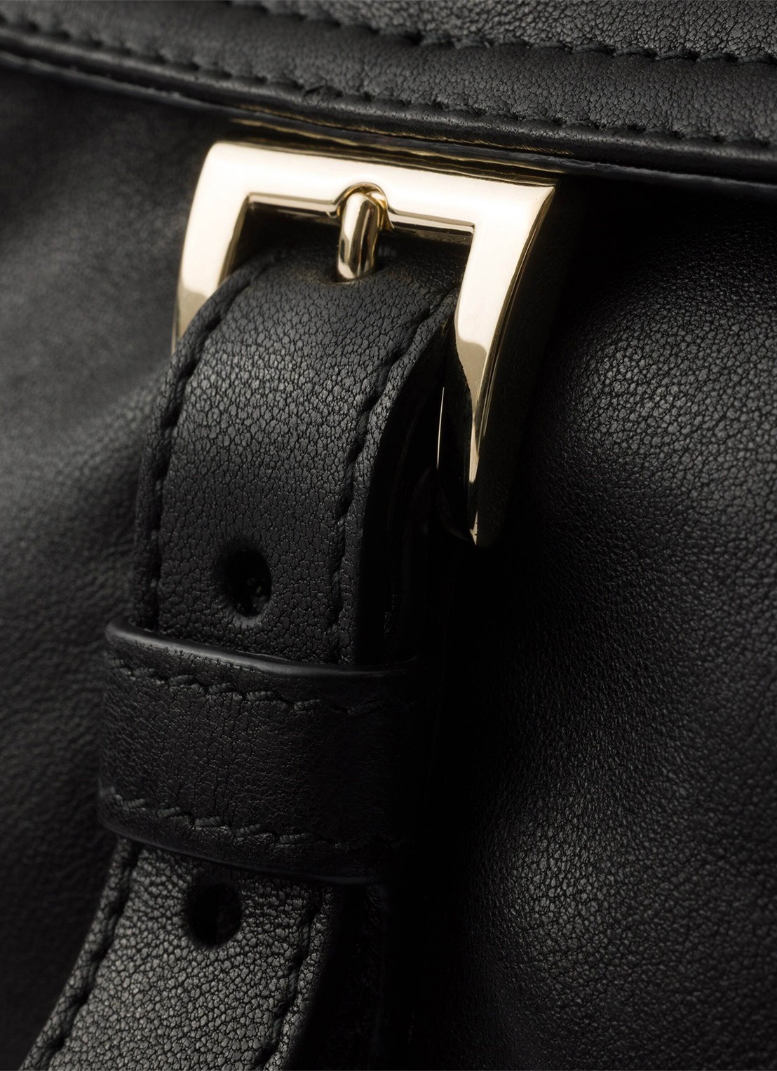 Prada Explore Mini schoudertas van lamsleer - detail 3 zwart