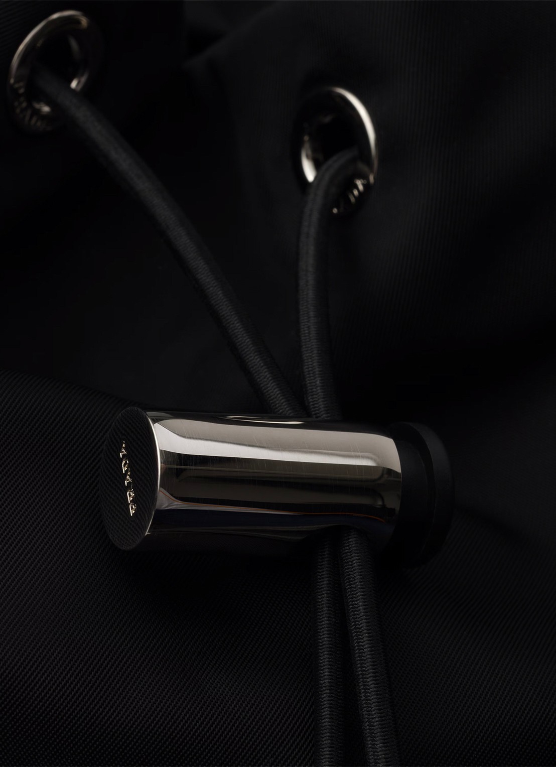 Prada Explore Re-Nylon rugzak met leren details - detail 5 zwart