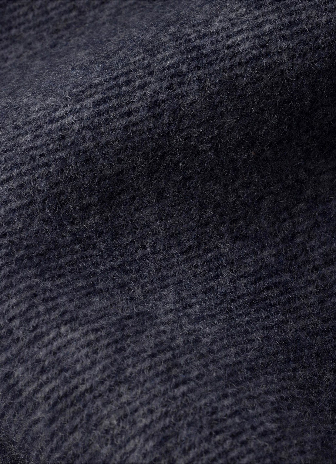 Prada Fijngebreide sjaal van kasjmier 180 x 28 cm - detail 3 donkerblauw