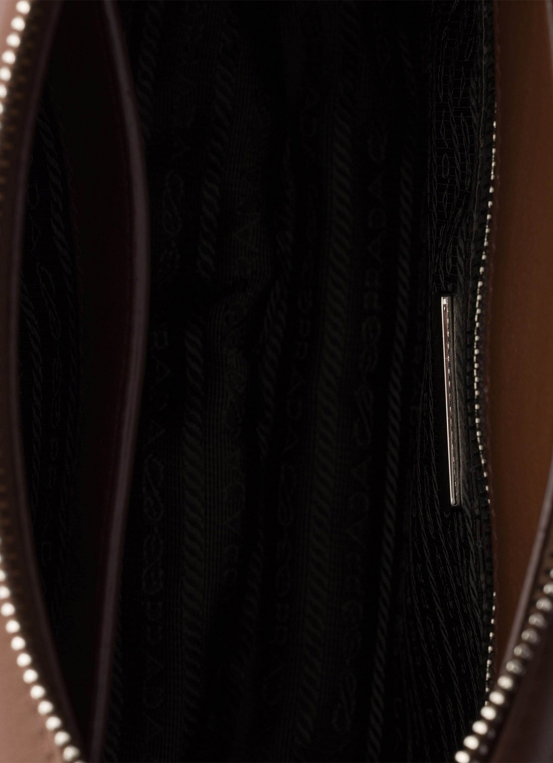 Prada Fold Large schoudertas van kalfsleer - detail 3 bruin