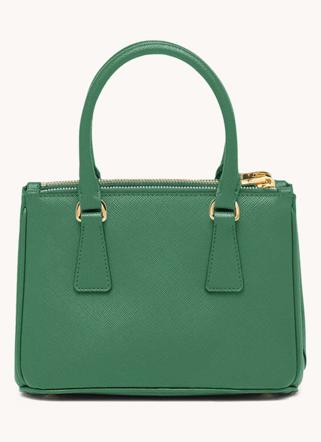 Prada Galleria handtas van kalfsleer - detail 4 groen