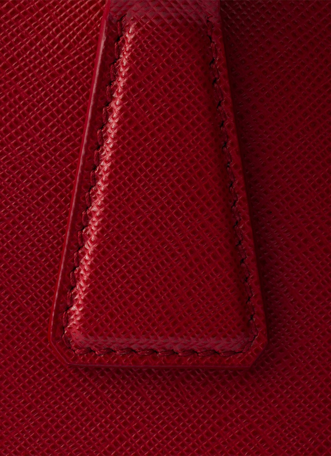 Prada Galleria handtas van leer met afneembare schouderriem - detail 6 rood