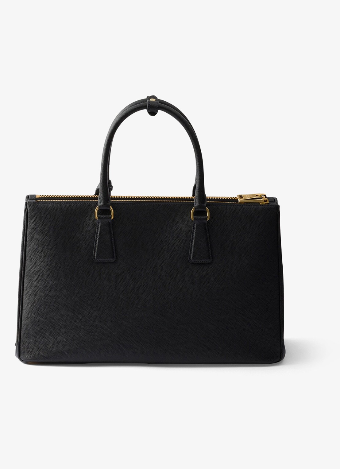Prada Galleria Large handtas van kalfsleer - achterkant 3 zwart