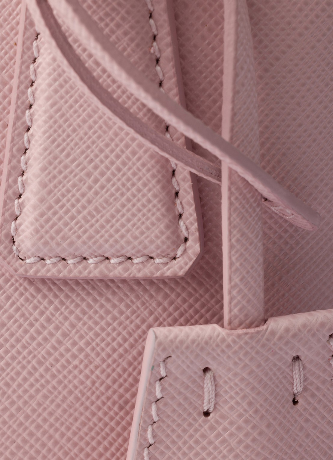 Prada Galleria Micro handtas van leer - detail 6 oudroze