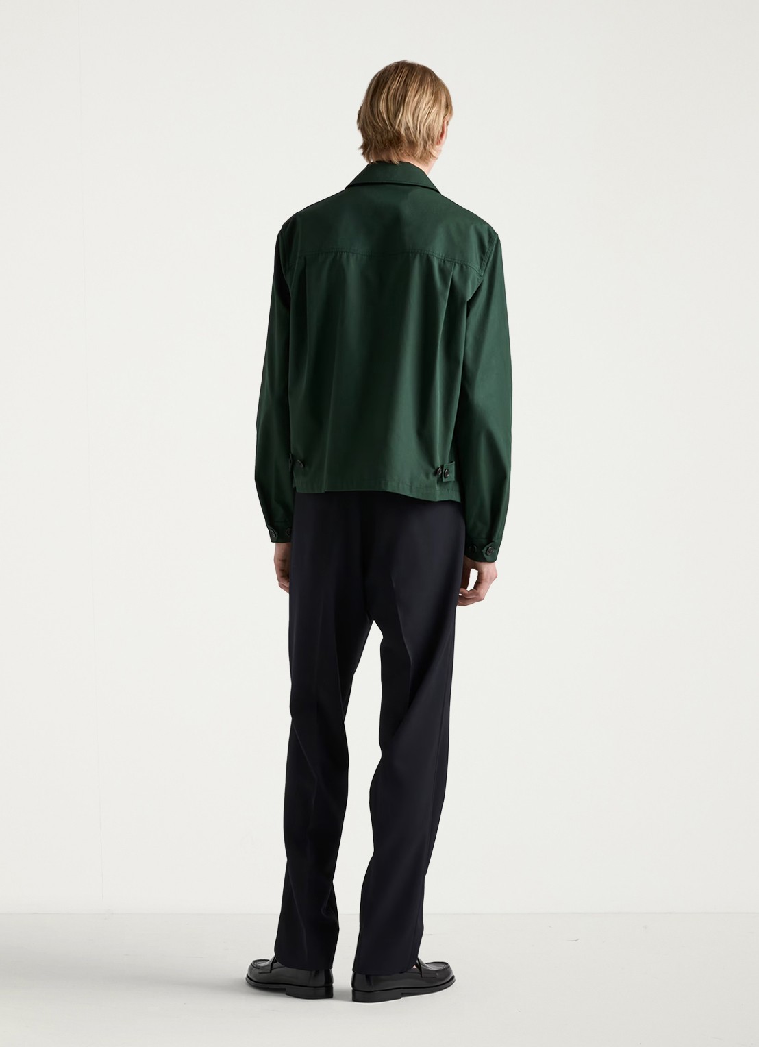Prada Jack met logo en steekzakken - achterkant 4 groen