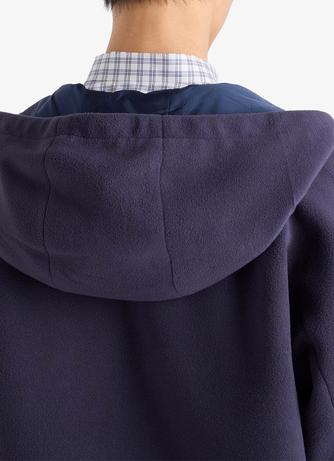 Prada Jack met steekzakken en capuchon - detail 3 donkerblauw