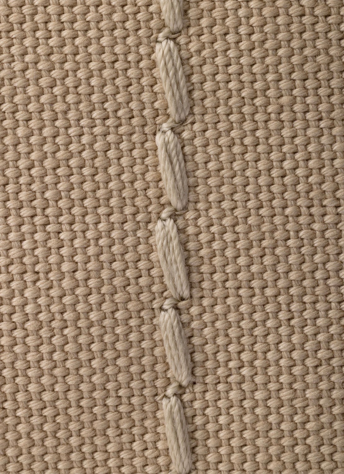 Prada Jardinière Mini handtas met leren details en logo - detail 5 gebroken wit