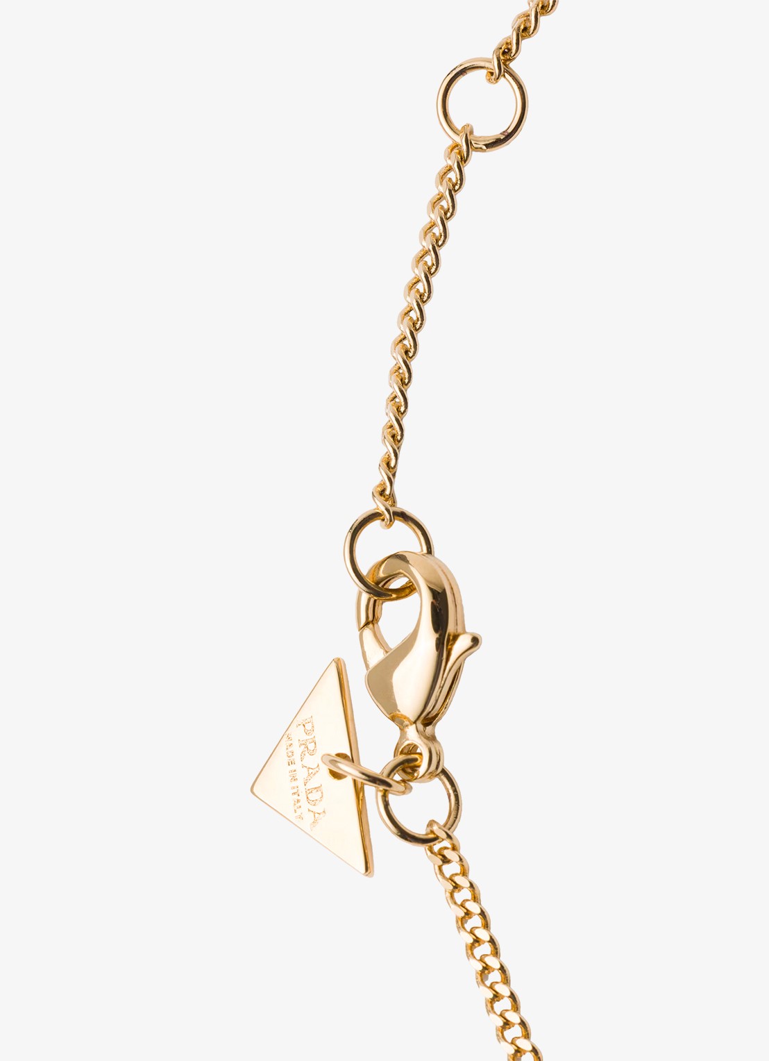 Prada Ketting met logo - detail 2 goud