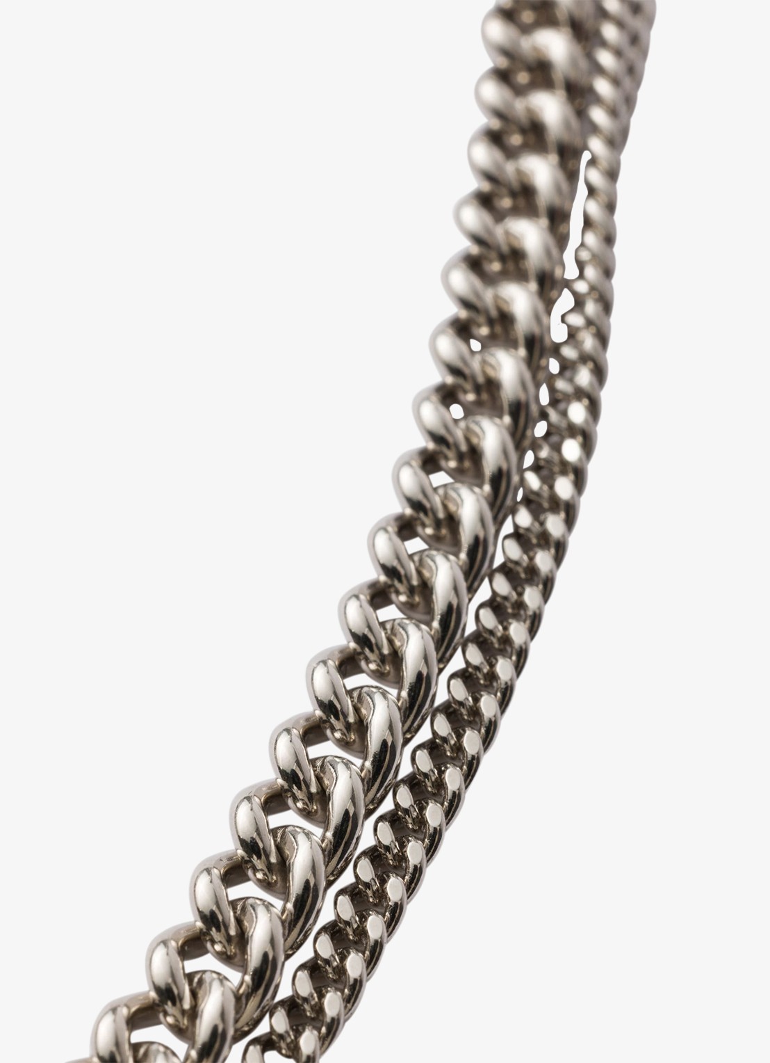 Prada Ketting met logo - detail zilver