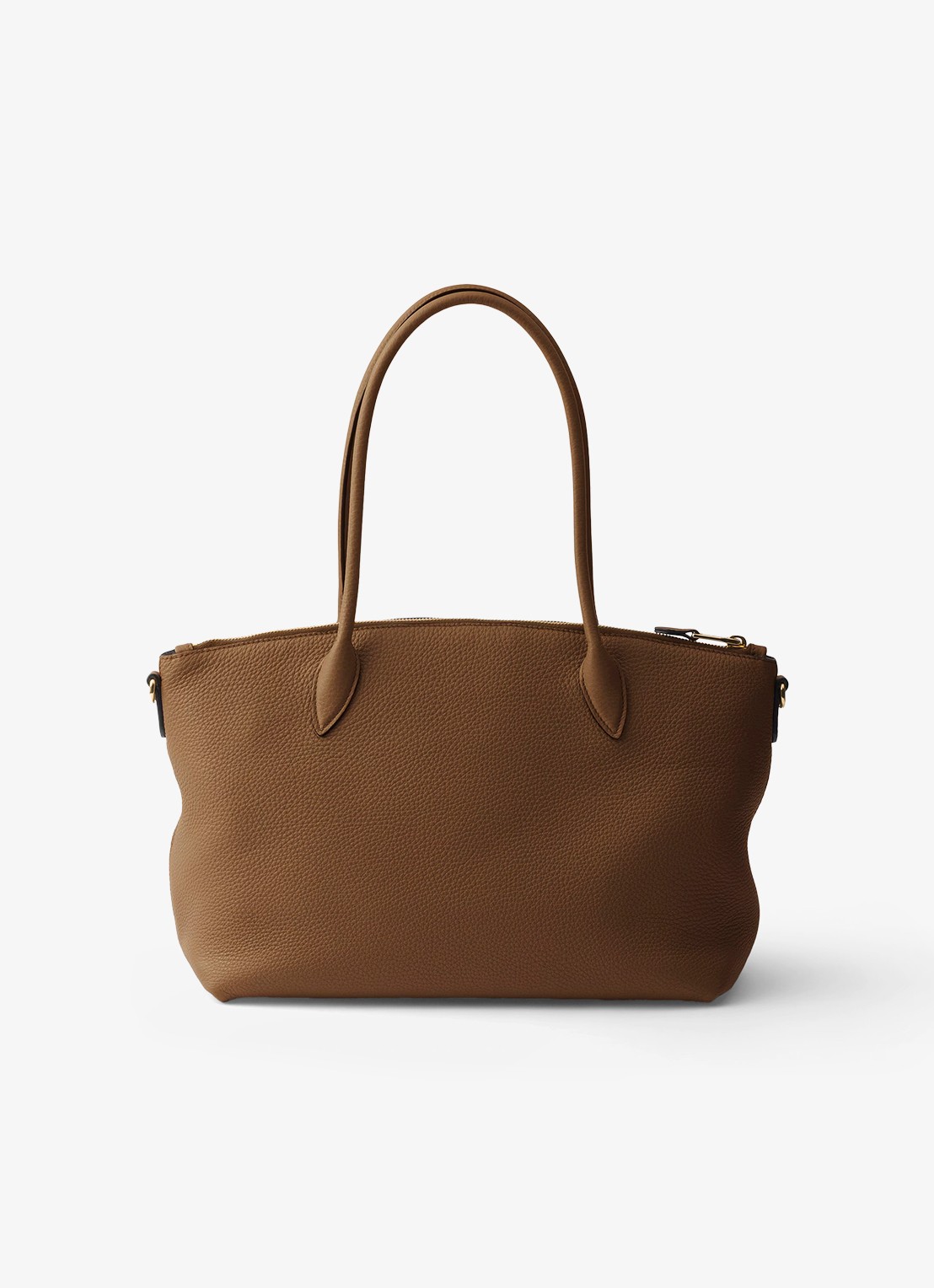 Prada Large schoudertas van kalfsleer - achterkant 6 bruin