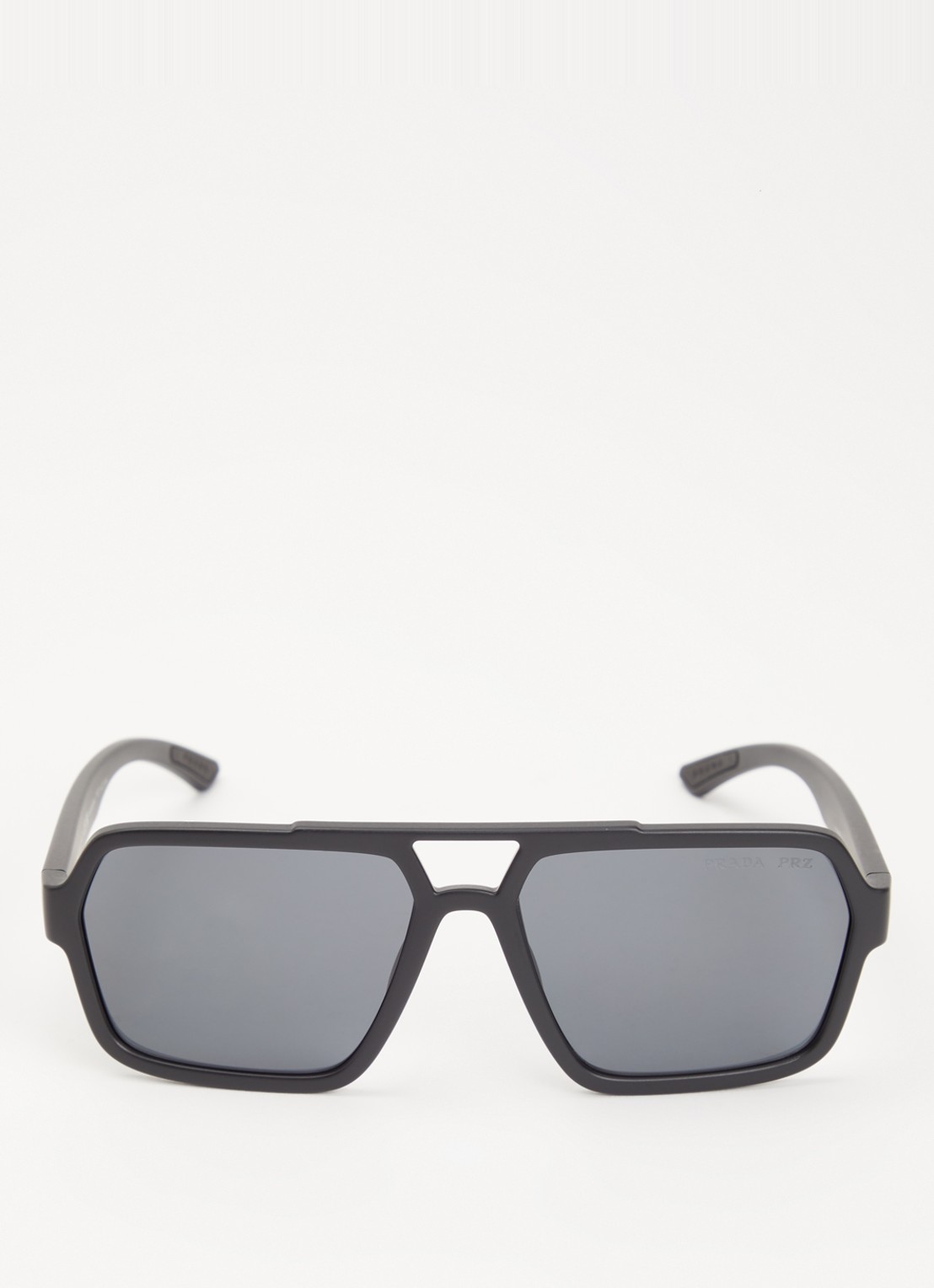 Prada Linea Rossa Piloten zonnebril gepolariseerd PSA06S - detail zwart
