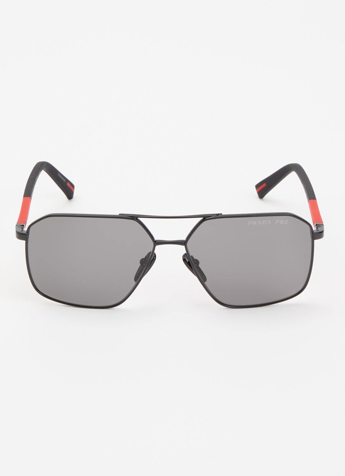 Prada Linea Rossa Piloten zonnebril gepolariseerd PSA50S - detail 2 zwart