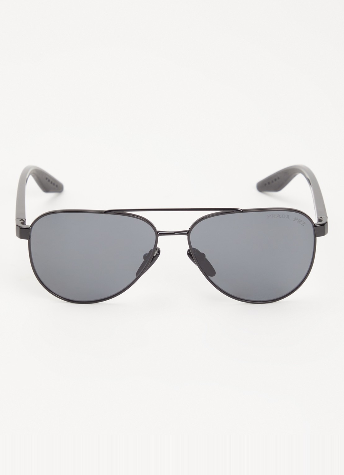 Prada Linea Rossa Piloten zonnebril gepolariseerd PSA52S - detail 2 zwart