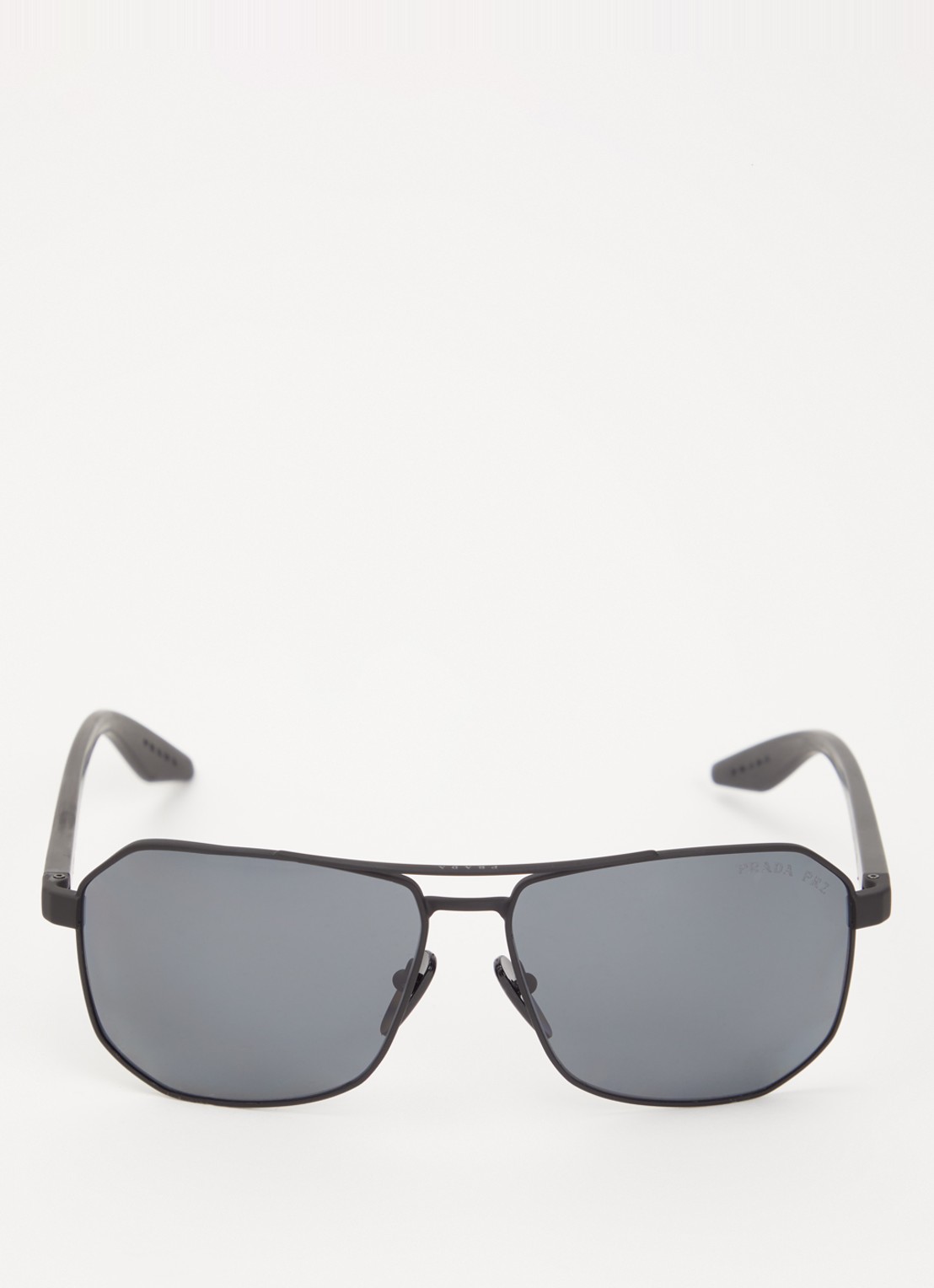 Prada Linea Rossa Piloten zonnebril gepolariseerd PSA53S - detail 2 zwart