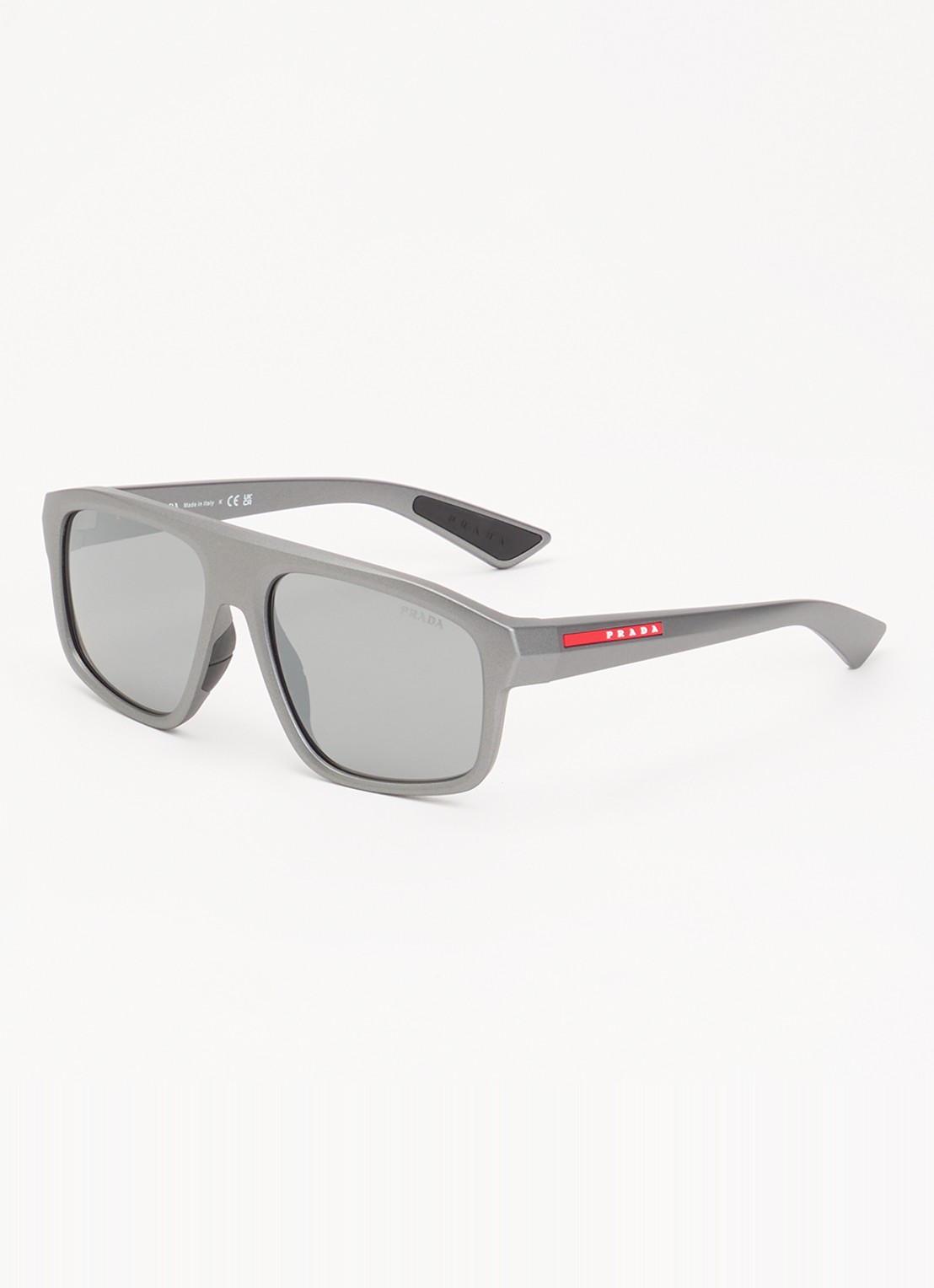 Prada Linea Rossa Piloten zonnebril PS B02S - voorkant grijs