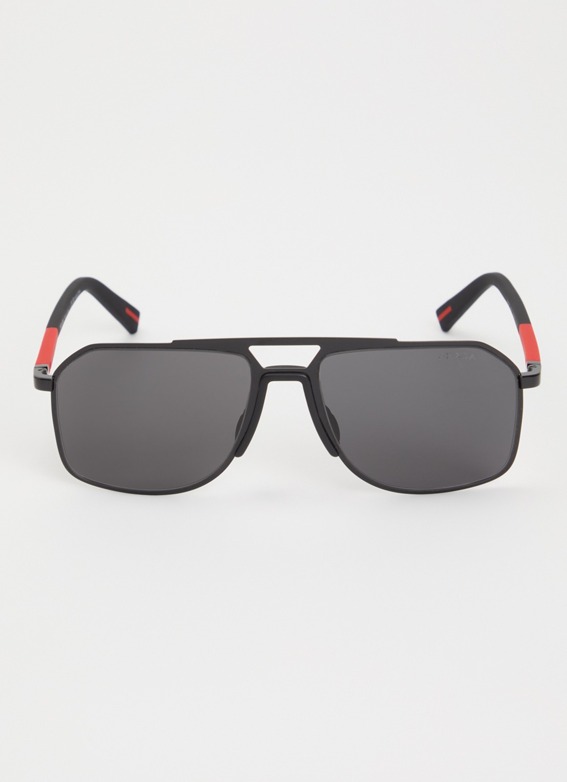 Prada Linea Rossa Piloten zonnebril PS B51S - detail 2 zwart