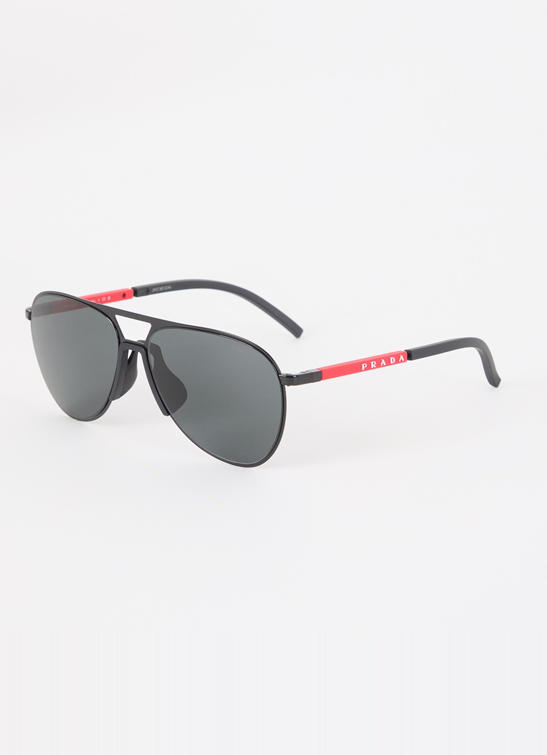 Prada Linea Rossa Piloten zonnebril PS51XS - voorkant 4 zwart