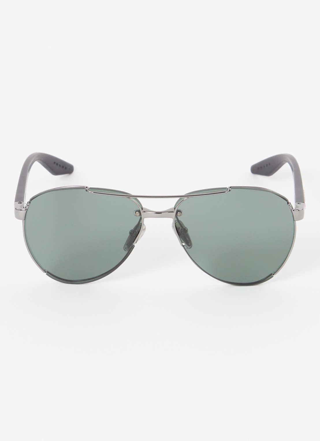 Prada Linea Rossa Piloten zonnebril PS51YS - detail zwart