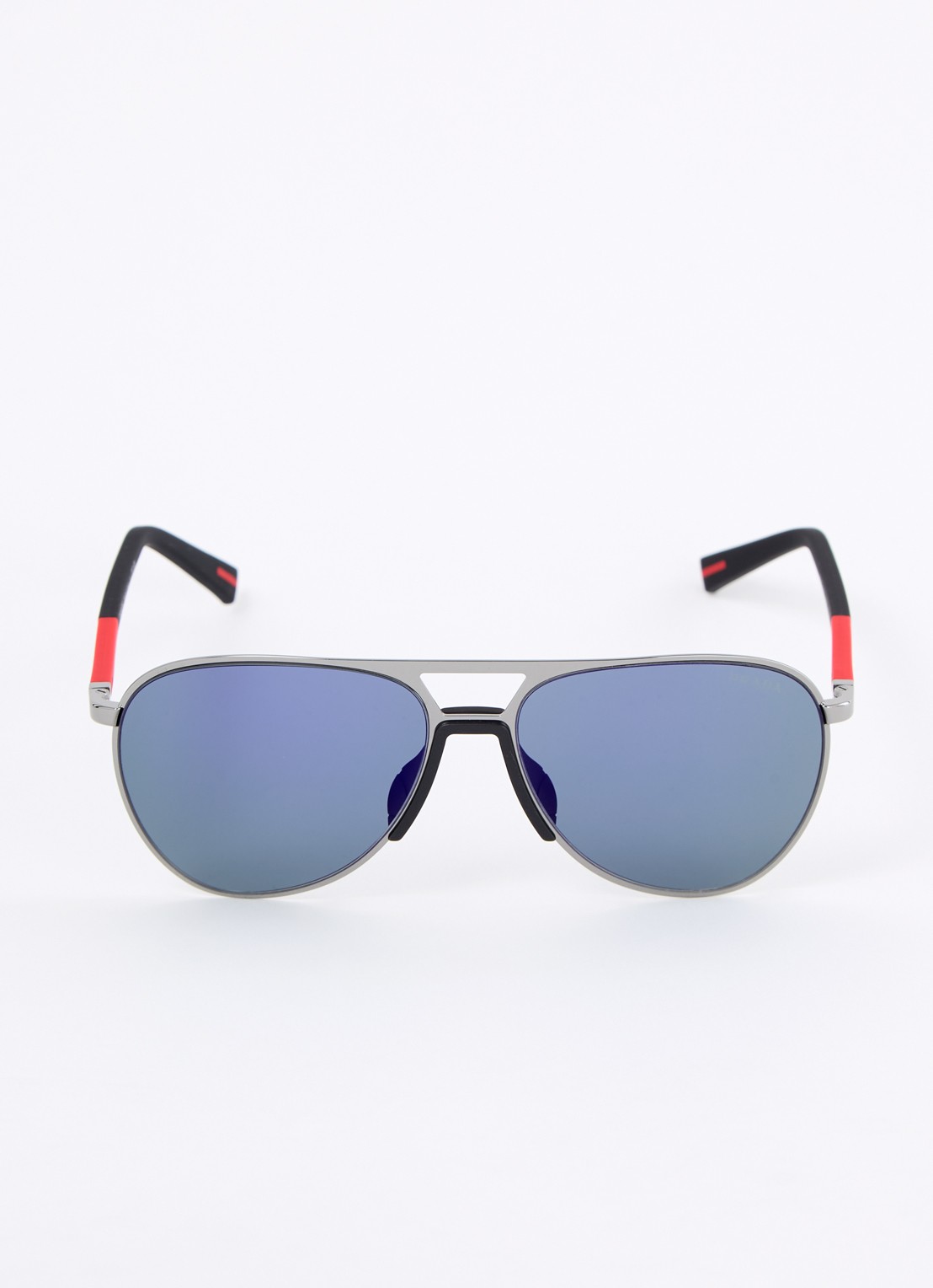 Prada Linea Rossa Piloten zonnebril PS53ZS - detail 2 donkergrijs