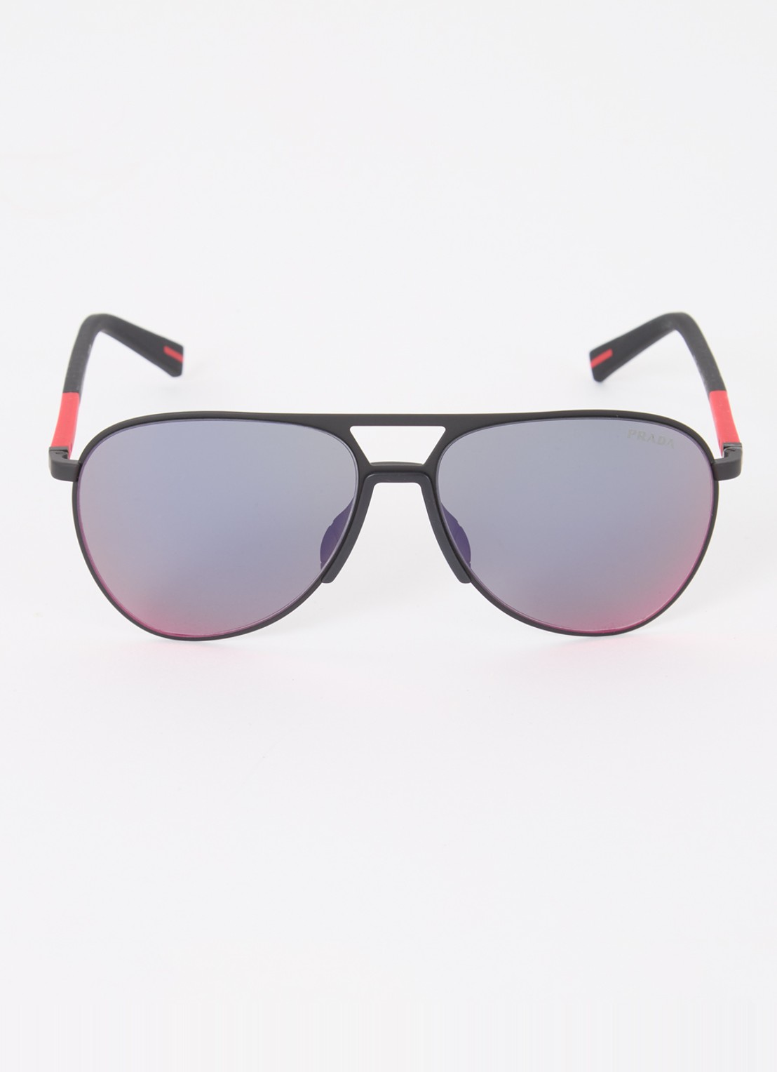 Prada Linea Rossa Piloten zonnebril PS53ZS - detail zwart
