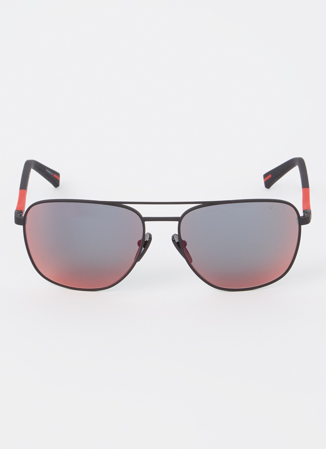 Prada Linea Rossa Piloten zonnebril PS54ZS - detail zwart
