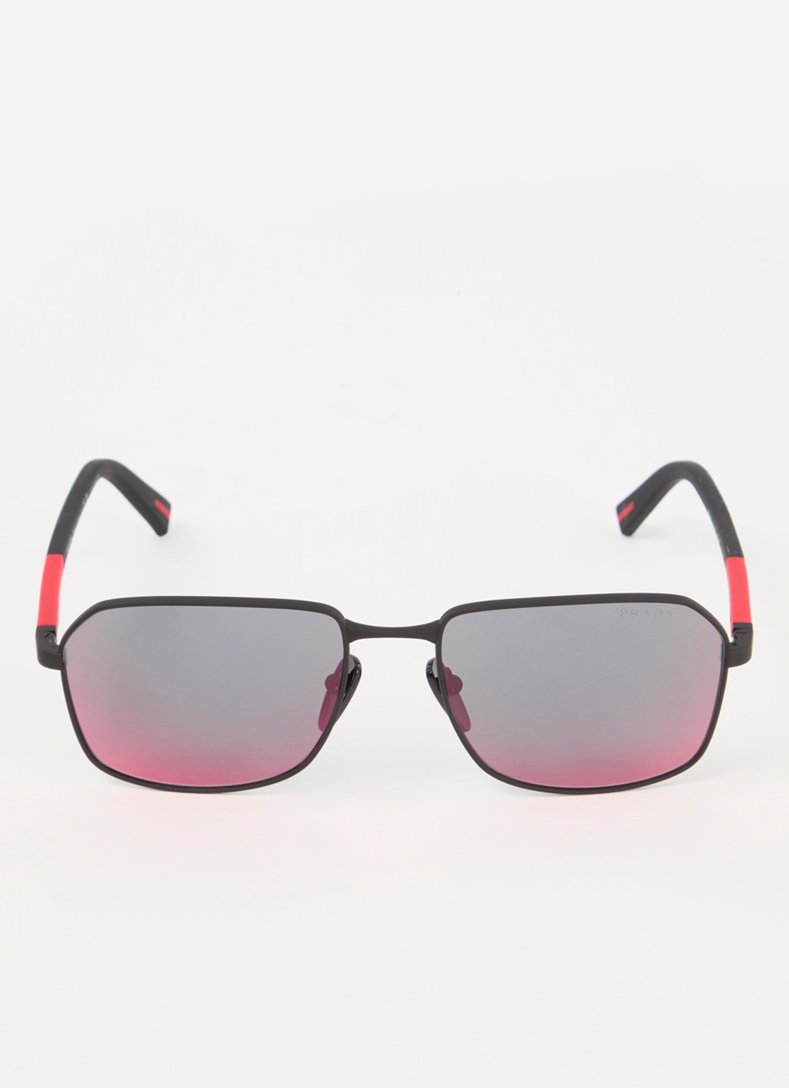 Prada Linea Rossa Piloten zonnebril PSA51S - detail 2 zwart