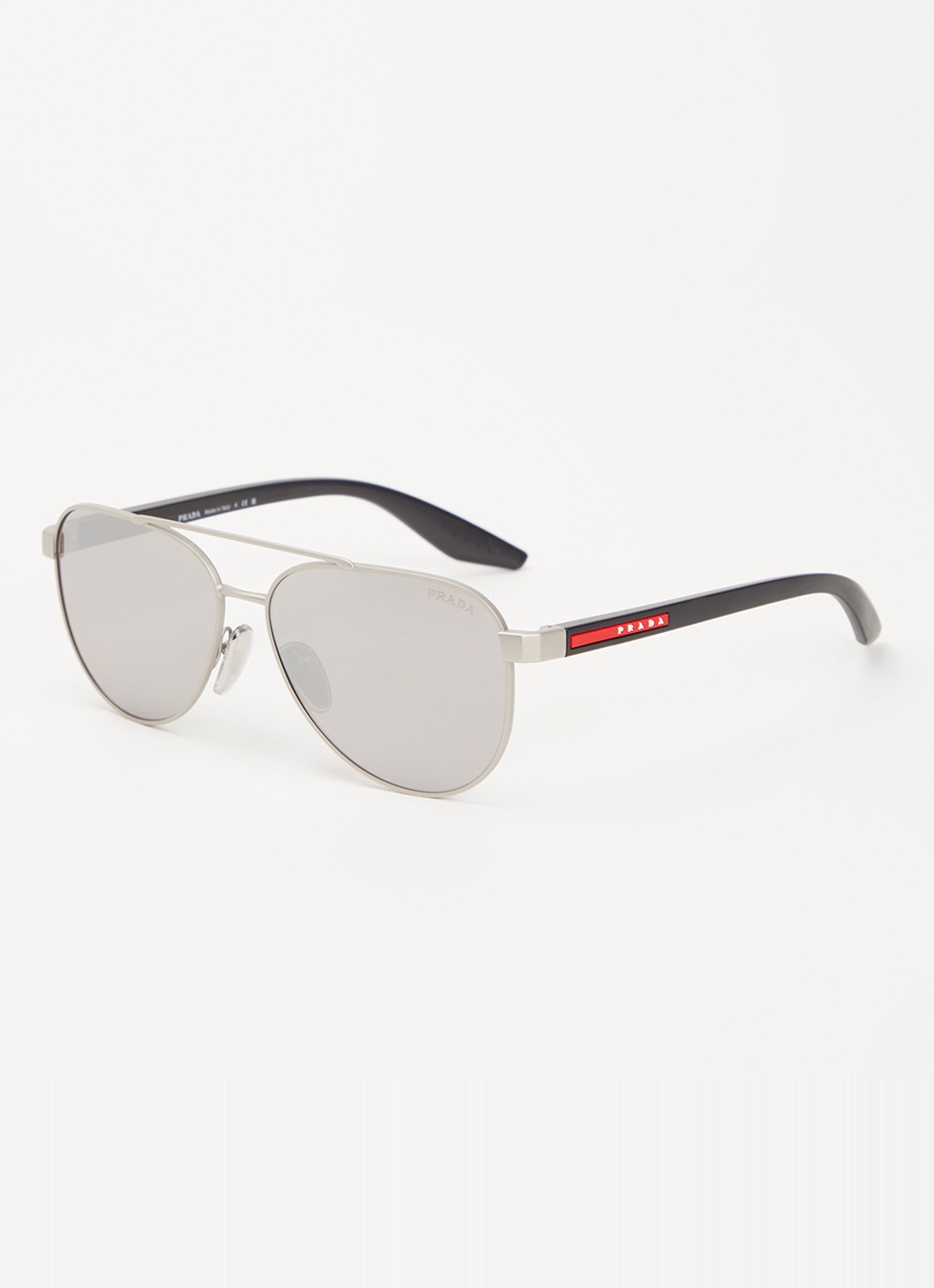 Prada Linea Rossa Piloten zonnebril PSA52S - voorkant grijs