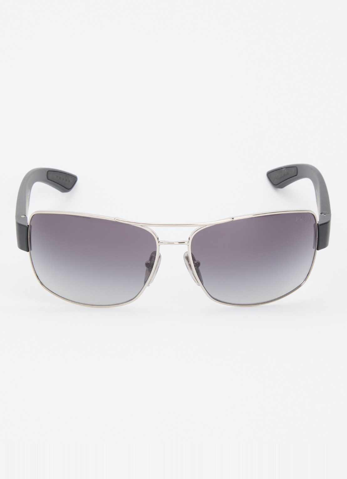Prada Linea Rossa Piloten zonnebril PSB52 - detail zwart