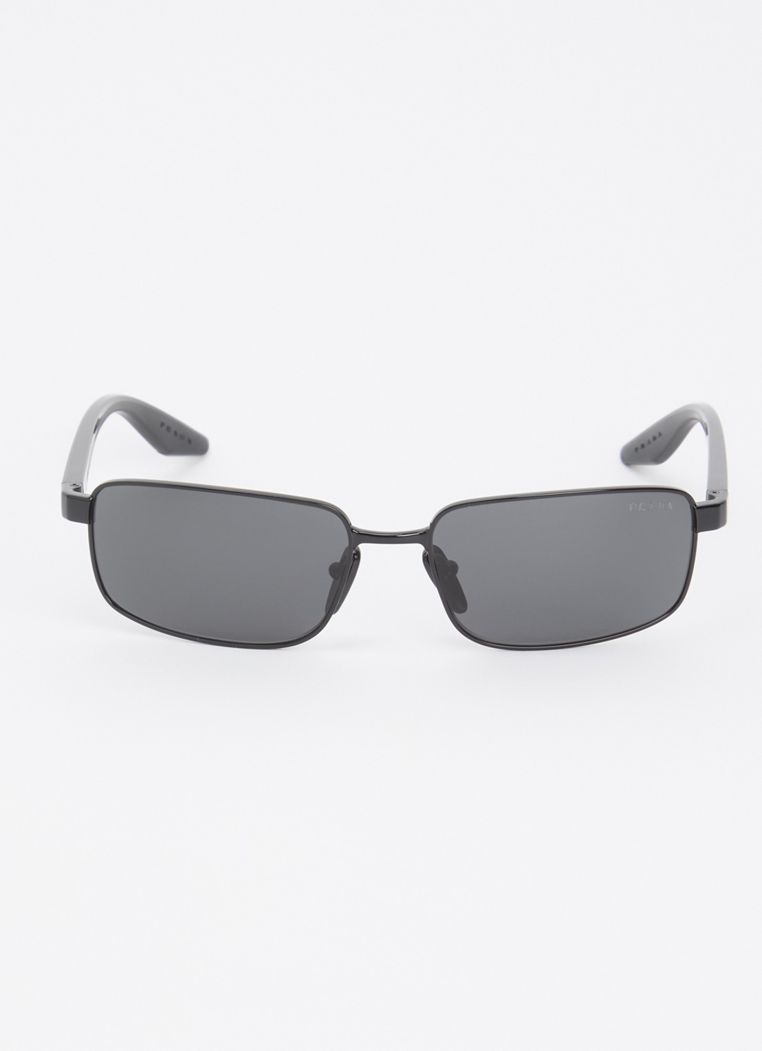 Prada Linea Rossa Retro zonnebril PS B54S - detail 2 zwart