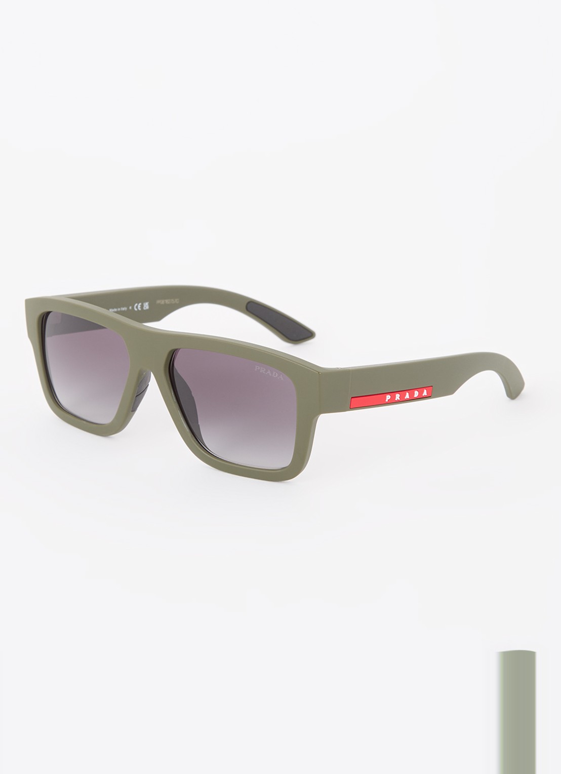 Prada Linea Rossa Retro zonnebril PS04ZS - voorkant legergroen