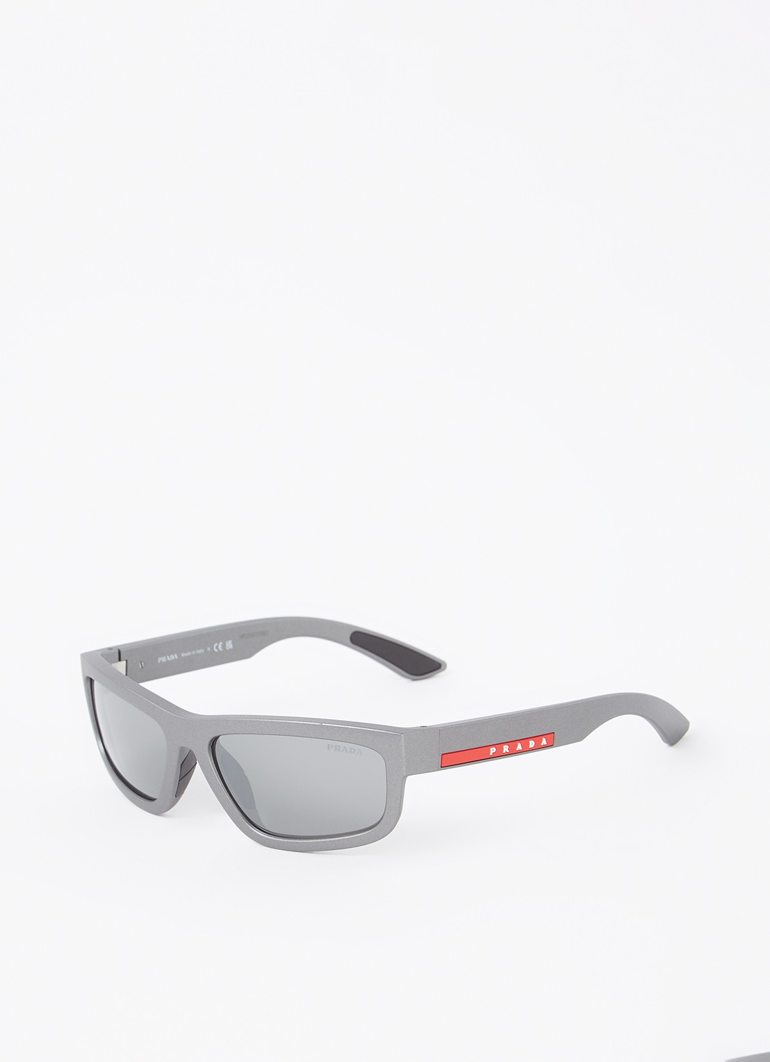 Prada Linea Rossa Retro zonnebril PS05ZS - voorkant 4 middengrijs