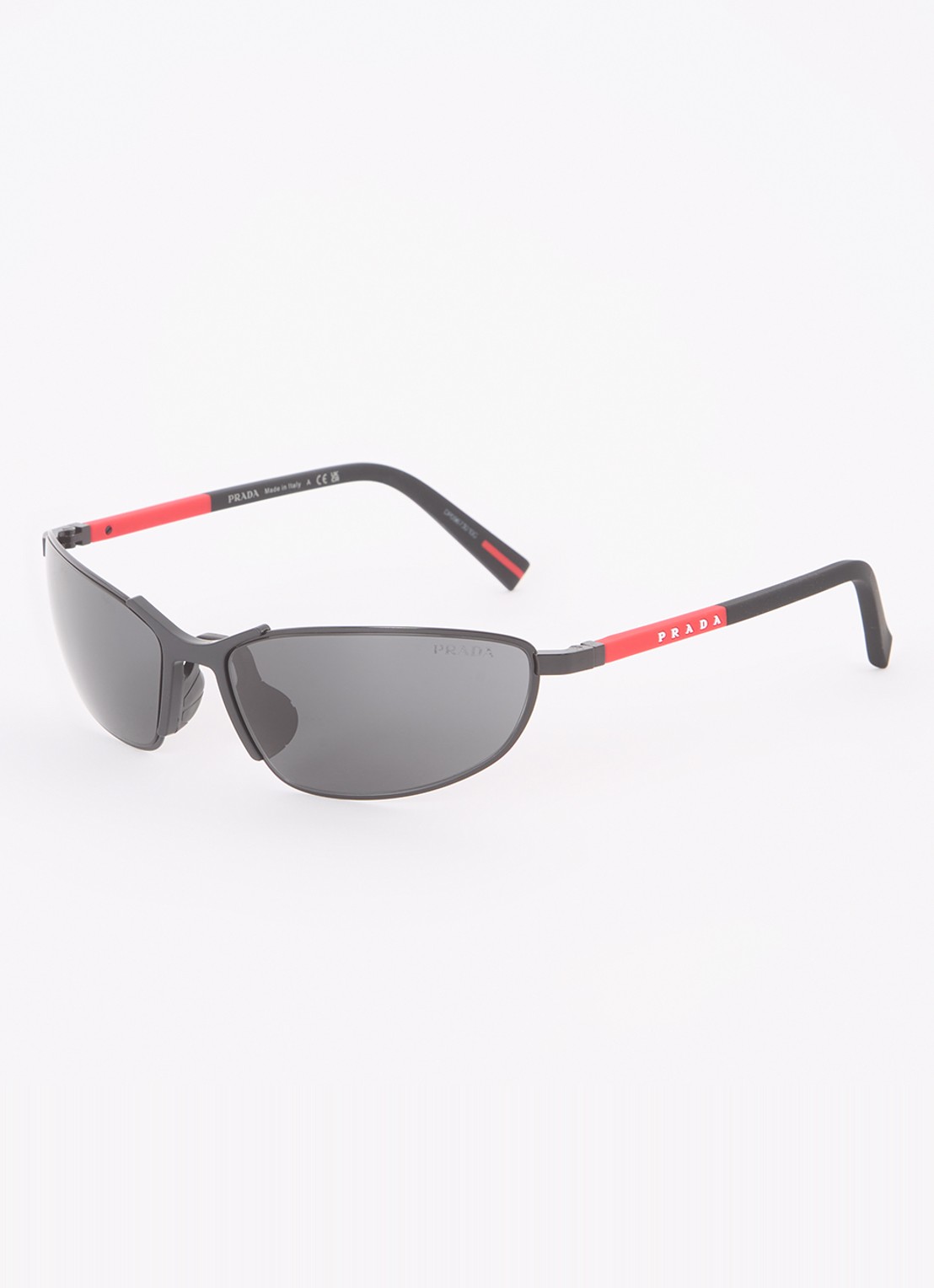 Prada Linea Rossa Retro zonnebril PS55ZS - voorkant zwart