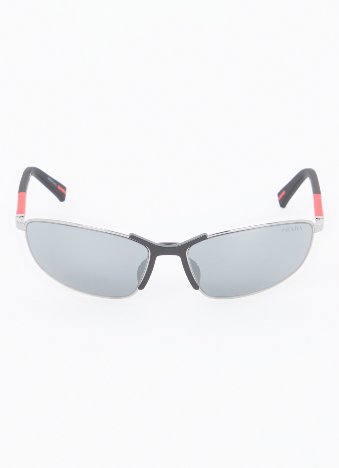 Prada Linea Rossa Retro zonnebril PS55ZS - detail antraciet
